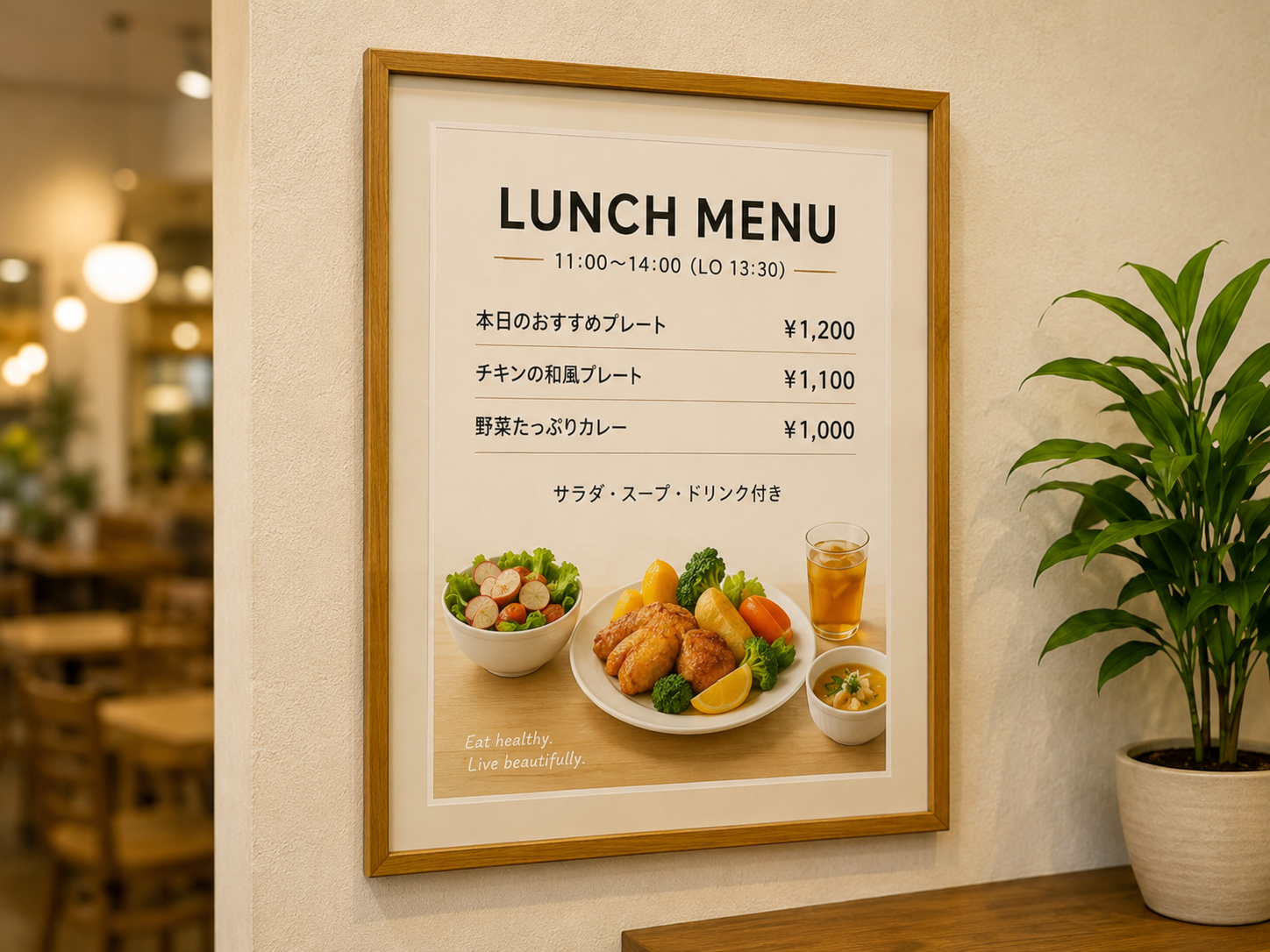 室内ポスターサンプル